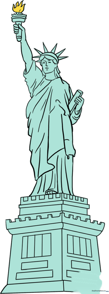 How to Draw the Statue of Liberty