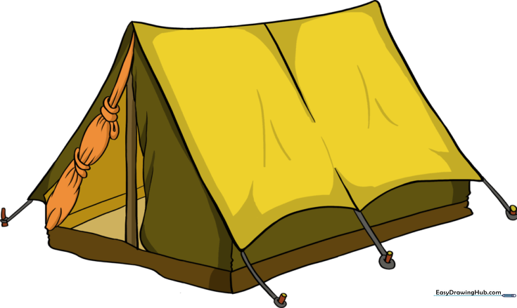 How to Draw a Tent