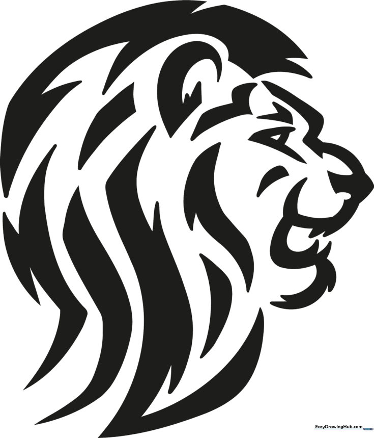 Tribal Lion Design