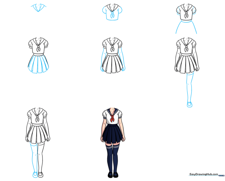 Anime School Uniform