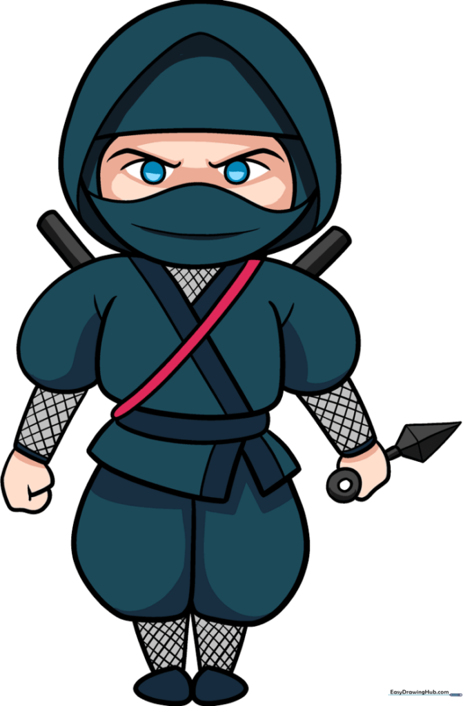 How to Draw a Cartoon Ninja