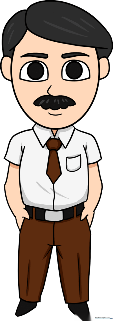 How to Draw a Cartoon Dad