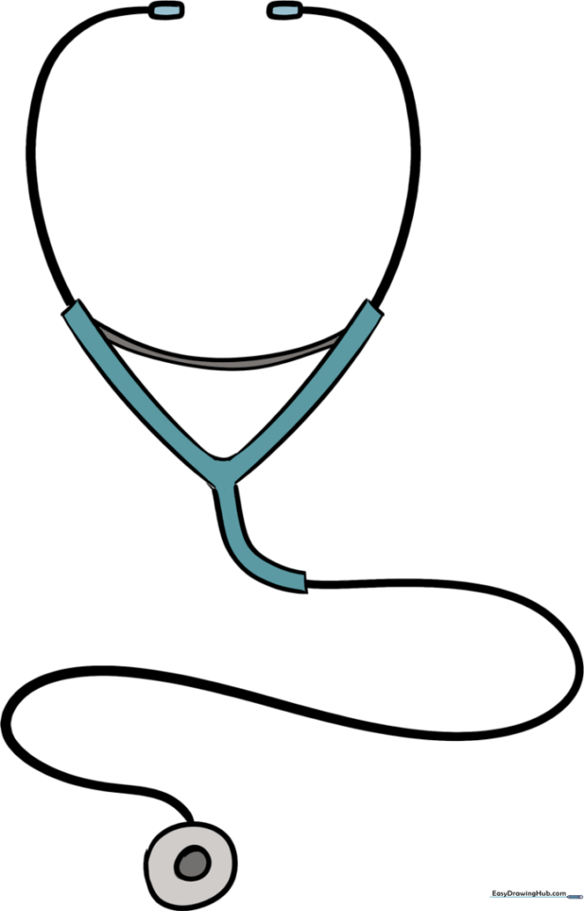 How to Draw a Stethoscope