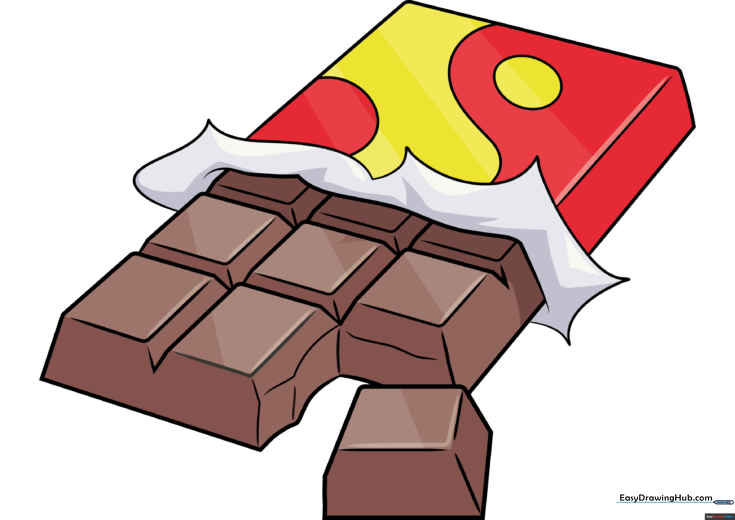 How to Draw a Chocolate Bar