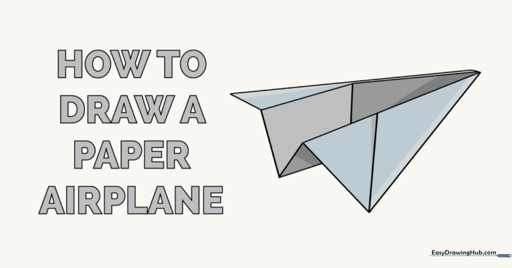 How to Draw a Paper Airplane