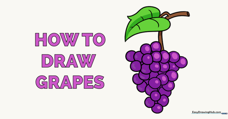 How to Draw Grapes