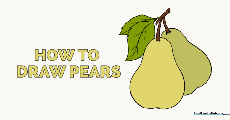 How to Draw Pears
