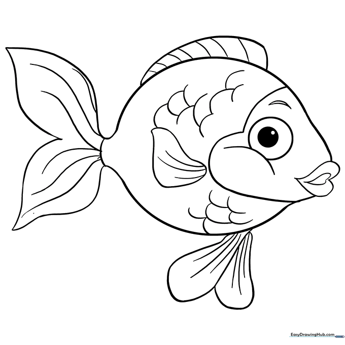 Goldfish Coloring Sheet