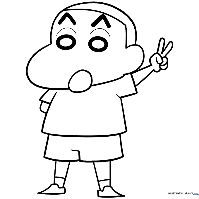 Shinnosuke Nohara Coloring Sheet