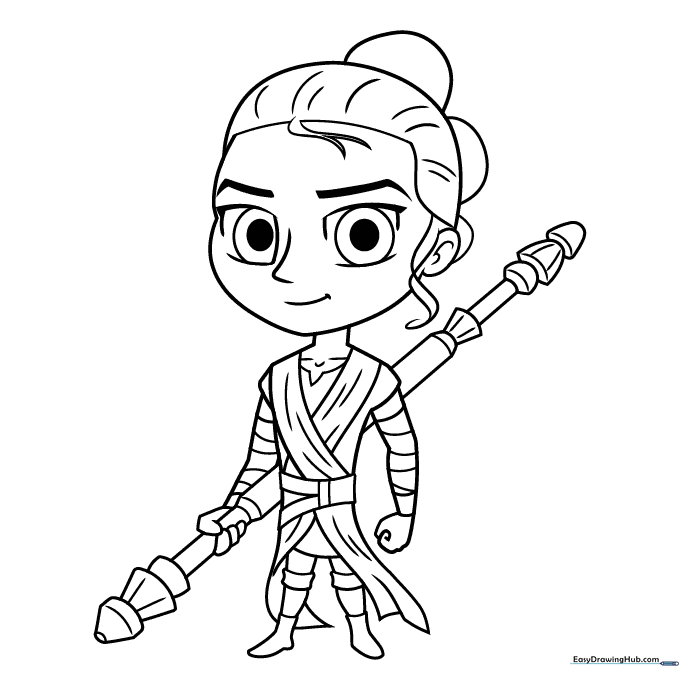 Chibi Rey Coloring Sheet