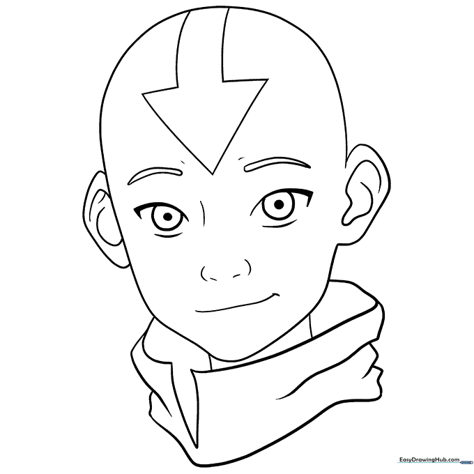 Aang Coloring Sheet