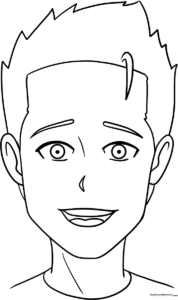 A collection of various anime mouth shapes including open, closed, smiling, and surprised expressions on a clean white background for coloring.