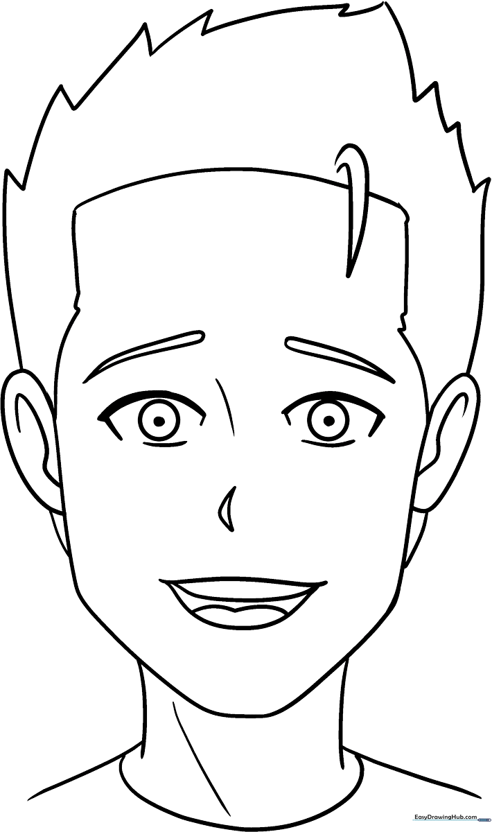 A collection of various anime mouth shapes including open, closed, smiling, and surprised expressions on a clean white background for coloring.