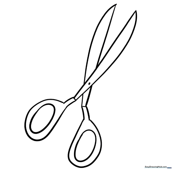 Scissors Coloring Sheet