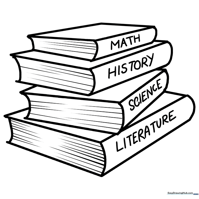 Stack of School Books
