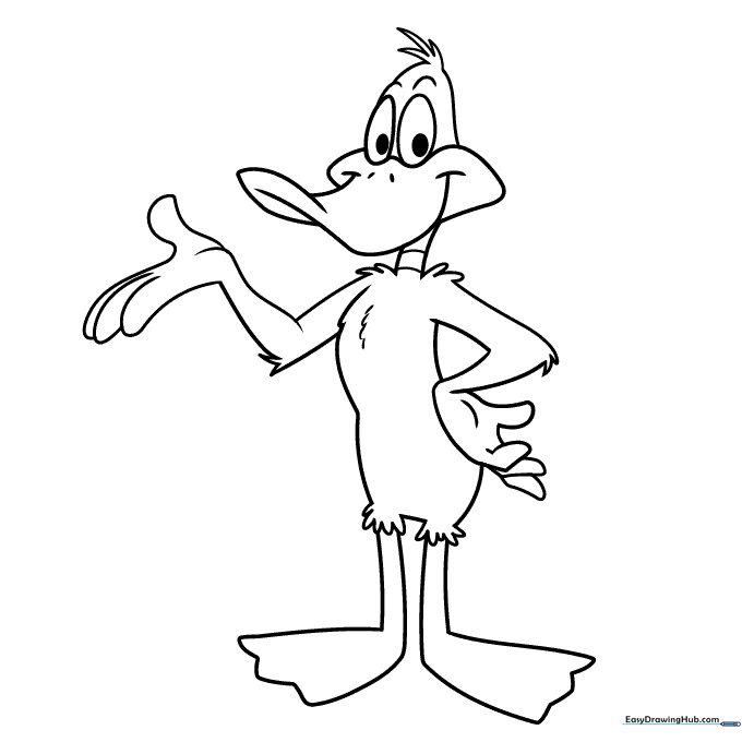Daffy Duck Coloring Sheet