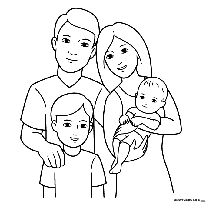 Family Coloring Sheet