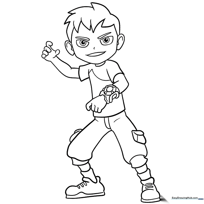 Ben 10 Coloring Sheet