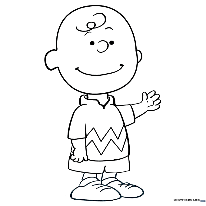 Charlie Brown Coloring Sheet