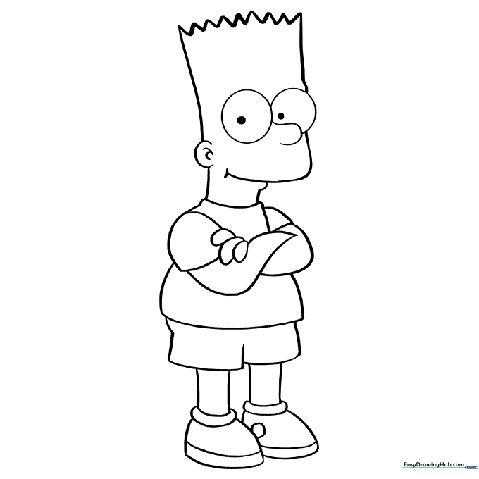Bart Simpson Coloring Page