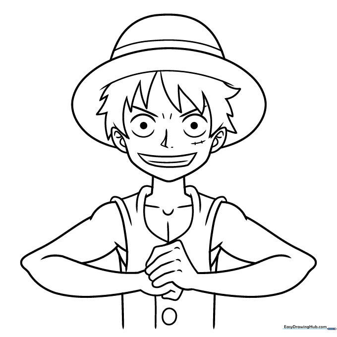 Monkey D. Luffy Coloring Page