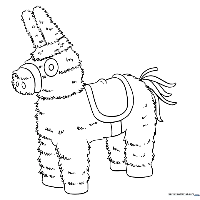 Piñata Coloring Sheet