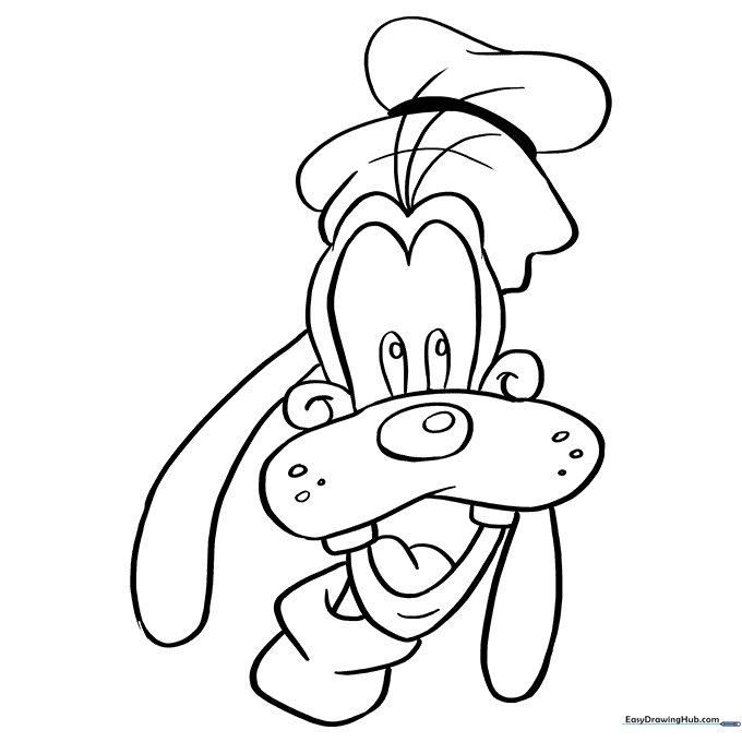 Goofy Coloring Sheet