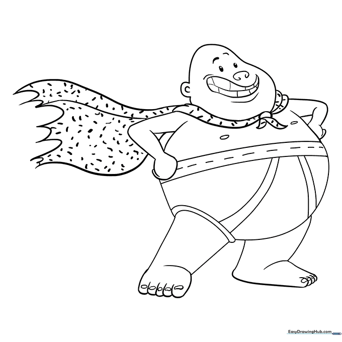 Captain Underpants Coloring Sheet