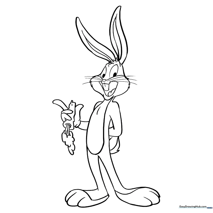 Bugs Bunny Coloring Sheet