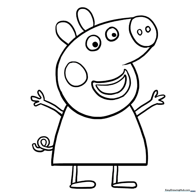 Peppa Pig Coloring Page