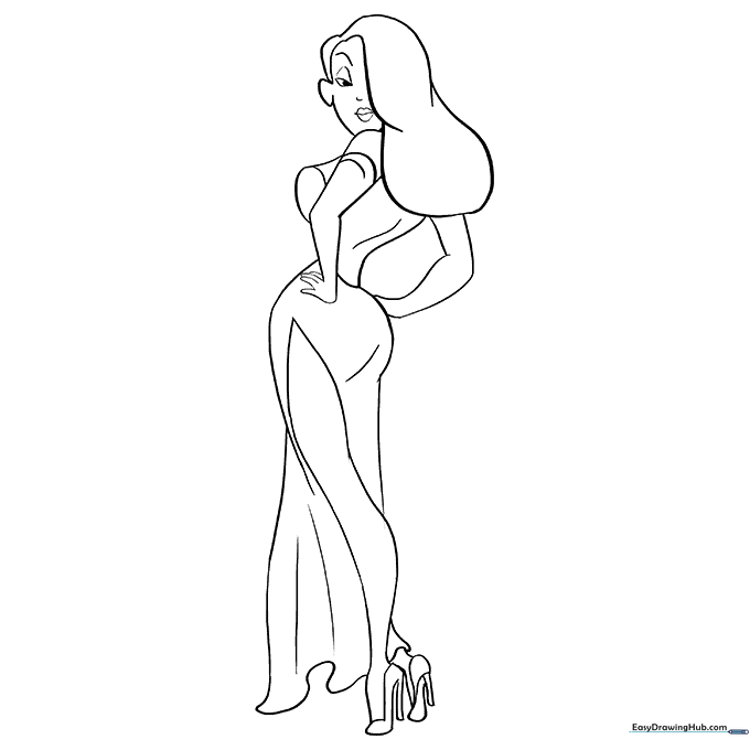 Jessica Rabbit Coloring Page