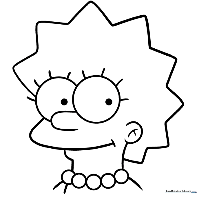 Lisa Simpson Coloring Page