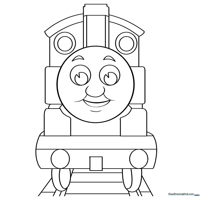 Thomas the Train Coloring Page