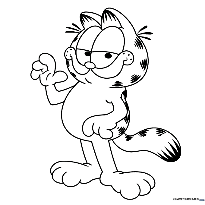 Garfield Coloring Sheet