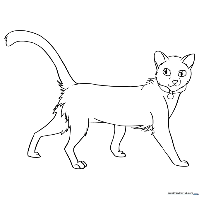 Firestar from Warrior Cats Coloring Sheet