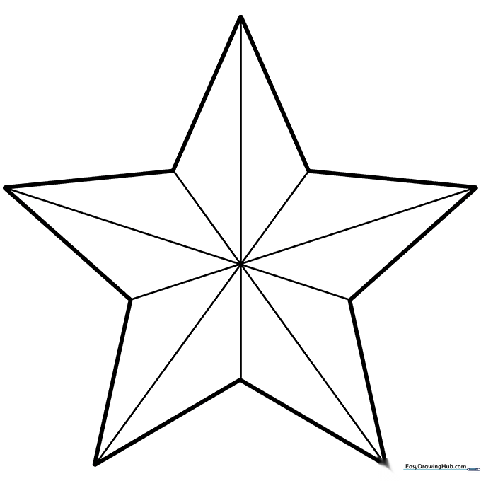Christmas Star Coloring Page