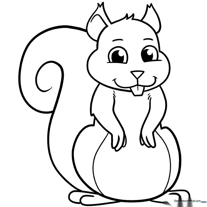 Cartoon Squirrel