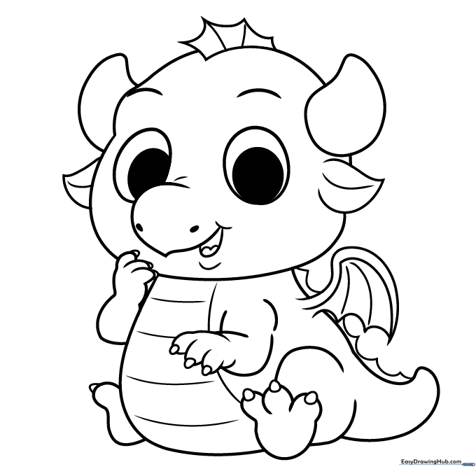 Cute Baby Dragon