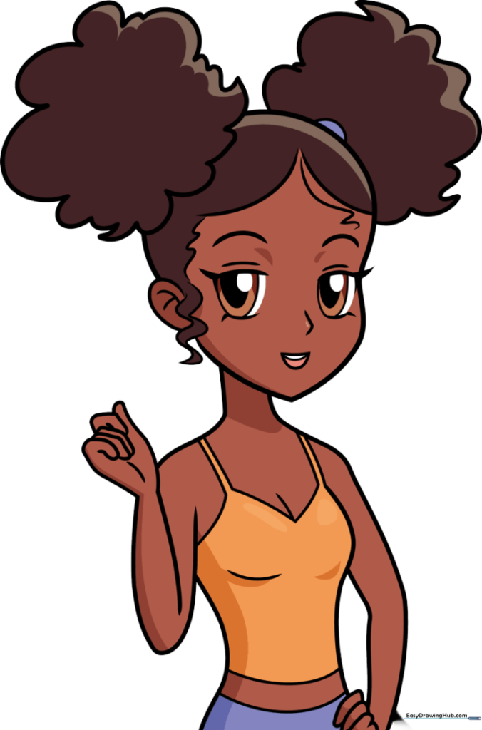 Black Anime Girl