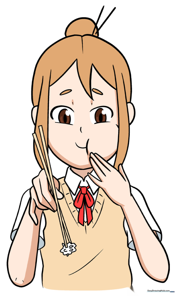 Anime Girl Eating