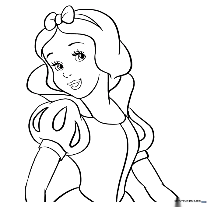 Snow White Coloring Sheet