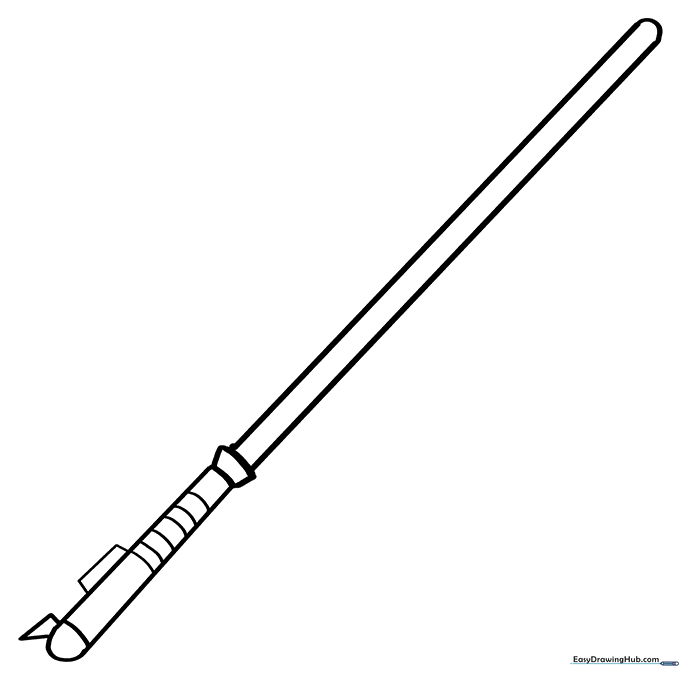 Lightsaber Coloring Sheet