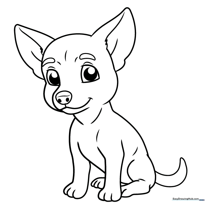 Chihuahua Coloring Sheet