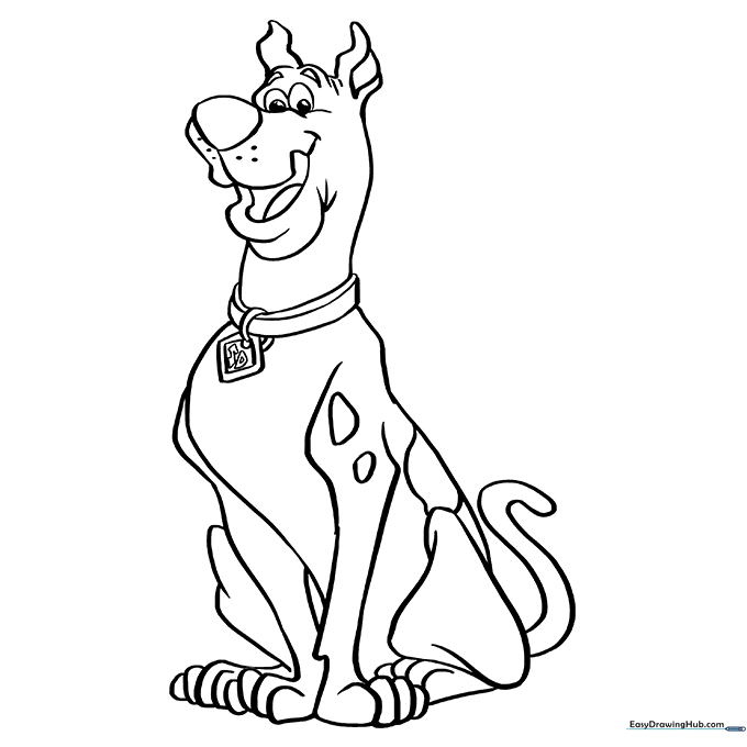 Scooby Doo Coloring Sheet
