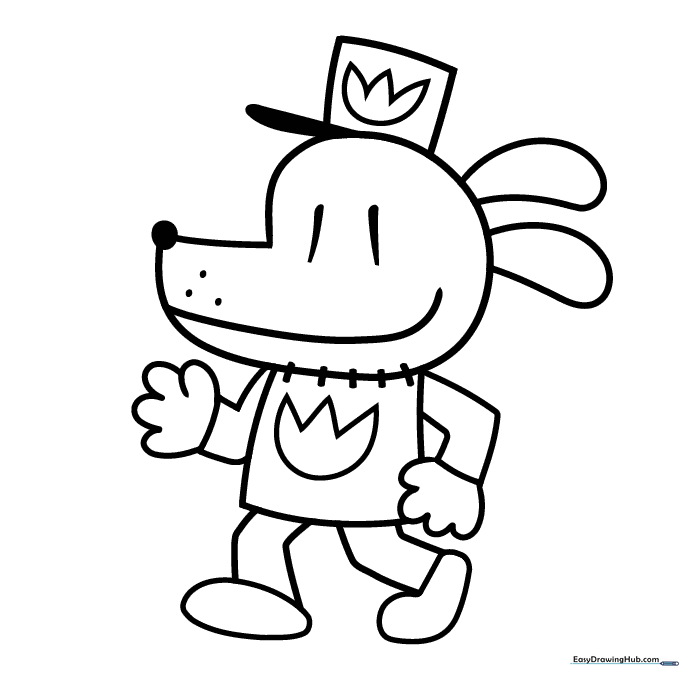 Dog Man Coloring Sheet