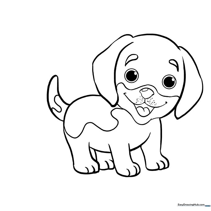 Puppy Coloring Sheet