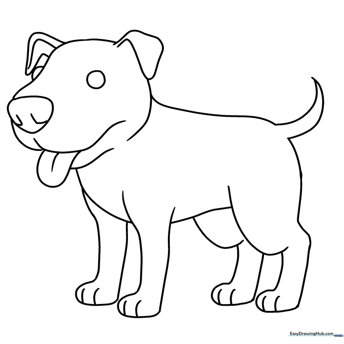 Pitbull Coloring Sheet