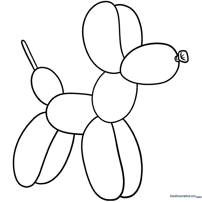 Balloon Dog Coloring Sheet