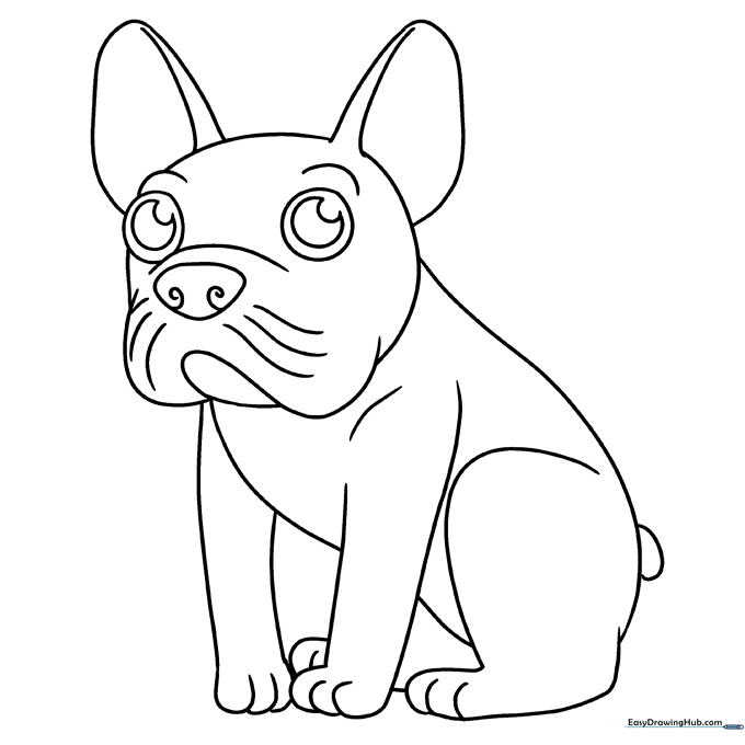 French Bulldog Coloring Sheet