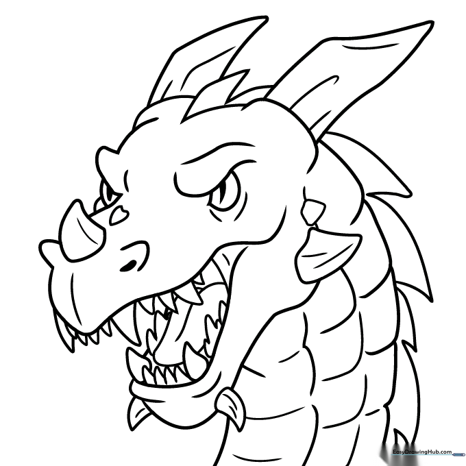 Fierce Dragon Head